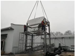 南京現(xiàn)場 皮帶機(jī)即將安裝完成！??！